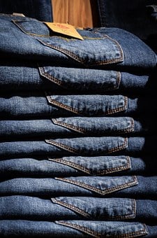 Jeans, Pants, Denim, Denim Pants, Blue